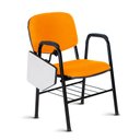 Ver imagem 2 de Cadeira Universitária para Auditórios Linha Hotel Laranja