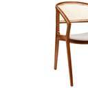 Ver imagem 4 de Cadeira para Mesa de Jantar Cyndi 53cm Madeira Maciça com Braça |linho Off White - Sallar Home