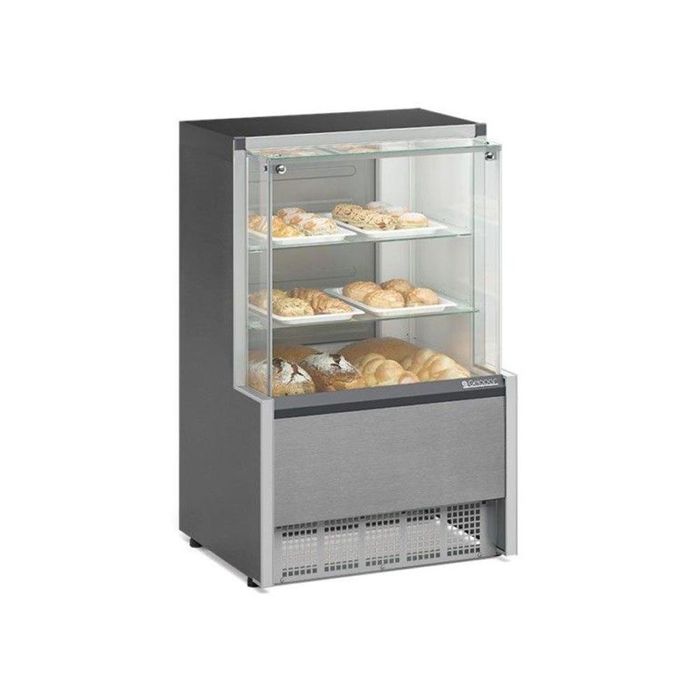 Balcão Vitrine Neutra Gelopar 75 cm Preto Bivolt MPNA-075R