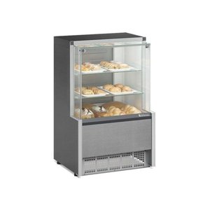 Balcão Vitrine Neutra Gelopar 75 cm Preto Bivolt MPNA-075R