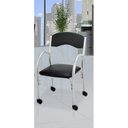 Ver imagem 2 de Cadeira de Escritório Aproximação com Rodízios Daniela