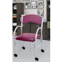 Ver imagem 2 de Cadeira de Escritório Aproximação com Rodízios Daniela