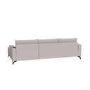 Ver imagem 5 de Sofá 3 Lugares Living Fixo Viena com Chaise 2,40m em Bouclé:champagne