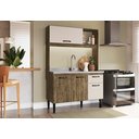 Ver imagem 1 de Cozinha Compacta 4 Portas 1 Gaveta 1 Nicho Katy  Móveis