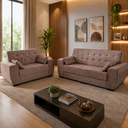 Ver imagem 5 de Conjunto de Sofas 2 e 3 Lugares Berlim Castor Masterflex