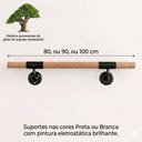 Ver imagem 2 de Corrimão de Madeira Modular Tubular 90x3,8cm
