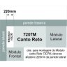 Guarda Roupa Modulado Canto Reto 1 Porta Requinte+  - 6
