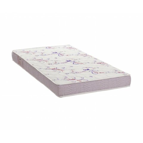 Colchão Solteiro Ortobom Physical Resistente Branco com Detalhe Lilás 20x78x188