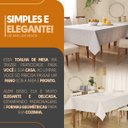 Ver imagem 3 de Toalha de Mesa Quadrada 8 Lugares Super Prática Gabi