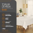 Ver imagem 2 de Toalha de Mesa Quadrada 8 Lugares Super Prática Gabi