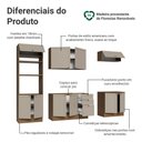 Ver imagem 4 de Armário de Cozinha Completa 270 Cm Rustic/crema Vik Madesa 01