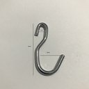Ver imagem 1 de Kit 5 Ganchos Para Utensílios De Cozinha Modelo S