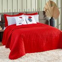 Ver imagem 3 de Cobre Leito Casal Padrão Basic 300 Fios 7 Peças - Vermelho Lady