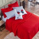 Ver imagem 5 de Cobre Leito Casal Padrão Basic 300 Fios 7 Peças - Vermelho Lady