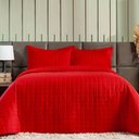 Ver imagem 2 de Cobre Leito Casal Padrão Basic 300 Fios 7 Peças - Vermelho Lady