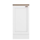 Ver imagem 1 de Balcão de Cozinha 41cm 1 Porta com Tampo Unna Yescasa Branco