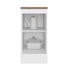 Ver imagem 4 de Balcão de Cozinha 41cm 1 Porta com Tampo Unna Yescasa Branco