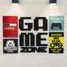 CONJUNTO PLACAS E LETRAS GAMER - GAME ZONE II - 1