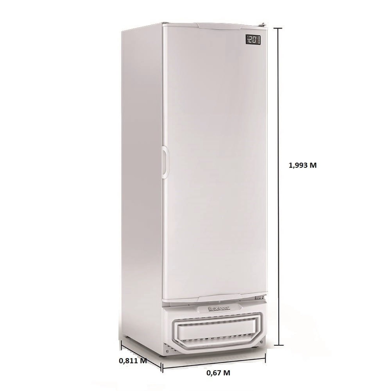 Freezer Vertical 570 litros Porta Cega GFC-57 BR Gelopar 220v - 2
