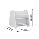 Ver imagem 6 de Conjunto Infantil 3 Pecas 1 Mesa 1 Cadeira Com Regulagem 1 Biblioteca Porta Livros