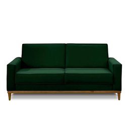 Sofá 2 Lugares 1,80m Living Gabi Linho Verde Madelina Decor - 2