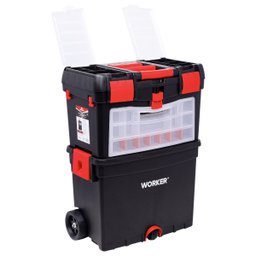 Caixa de Ferramentas com Rodas em Poliamida 18" - Worker - 3 Caixa de Ferramentas com Rodas em Poliamida 18" - Worker - 3