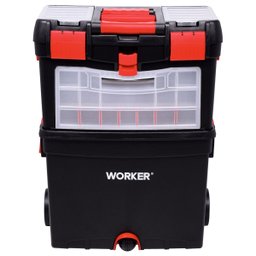 Caixa de Ferramentas com Rodas em Poliamida 18" - Worker - 5 Caixa de Ferramentas com Rodas em Poliamida 18" - Worker - 5