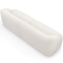 Ver imagem 7 de Sofá 4 Lugares Curvo Orgânico para Sala Living 280cm Barolo L06 Bouclê Branco - Lyam Decor