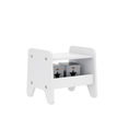 Ver imagem 7 de Conjunto Infantil 3 Pecas 1 Mesa 1 Banquinho 1 Bau Organizador Branco