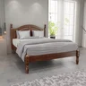 Cama de Casal em Madeira Maciça 140cm Ouro - 1