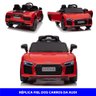 Carro Elétrico Infantil Audi R8 Vermelho 12v com Controle Remoto Zippy Toys - 5