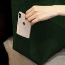 Ver imagem 3 de Almofada de Apoio para Cabeceira 195cm Suede Várias Cores - Estopar Suede Verde