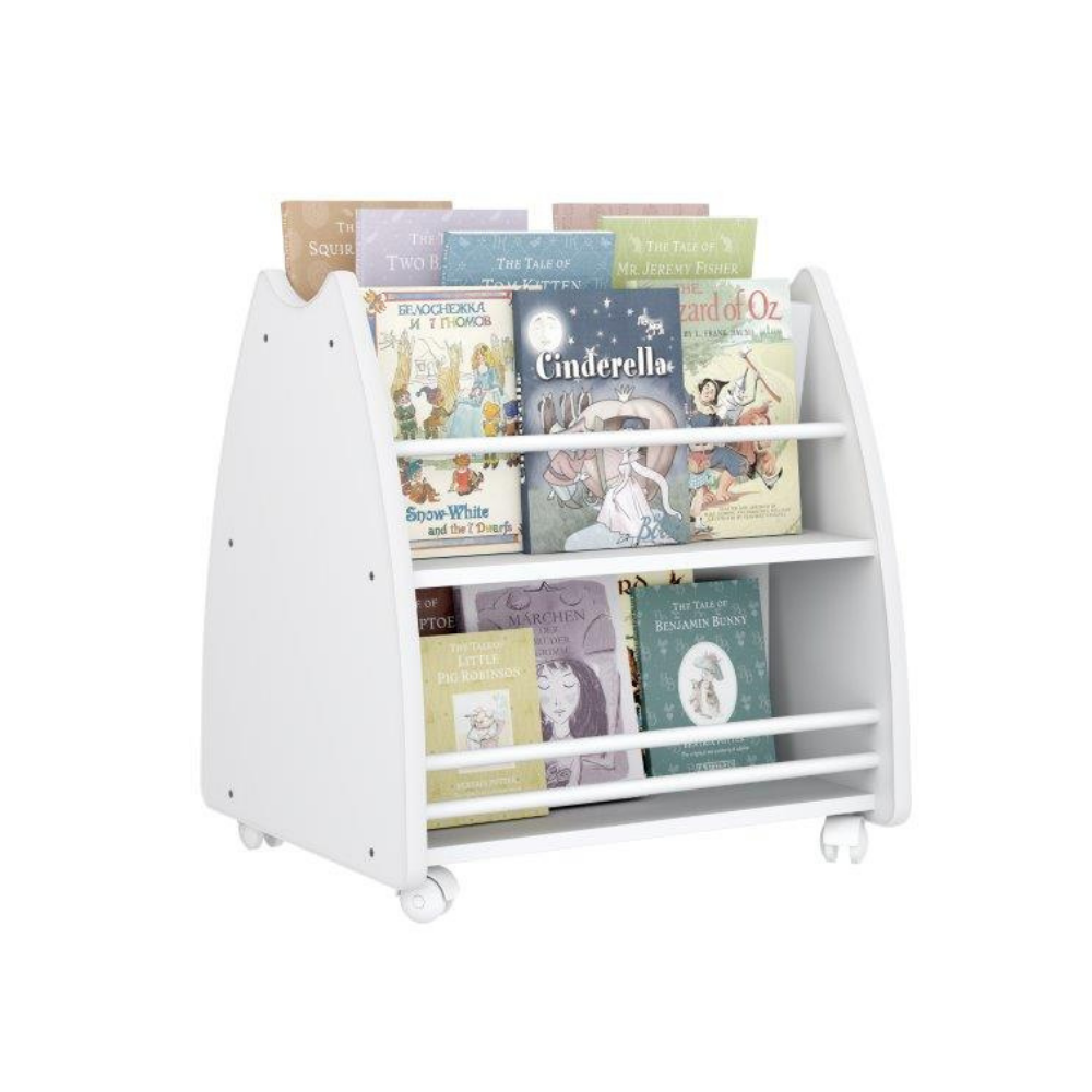 Conjunto Infantil 3 Pecas 1 Bau 1 Escada 1 Biblioteca Porta Livros  - 8