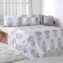 Ver imagem 1 de Jogo de Cama Duplo Casal Paisley Bene Casa 15.02.0141-1640