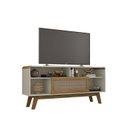 Ver imagem 7 de Rack para TVs até 55 Polegadas 1 Porta 4 Nichos Pés em Madeira Maciça Lazuli