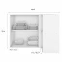 Ver imagem 5 de Armário Aéreo Canto 2 Portas 2 Nichos Unna Yescasa