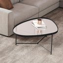 Ver imagem 4 de Mesa de Centro Orgânica Alamanda Espelhada Preto Preto