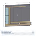 Ver imagem 5 de Painel para TV até 55 Polegadas LED 1 Prateleira Denver 