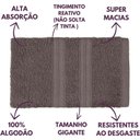 Ver imagem 3 de Jogo de Toalhas de Banho 4 Peças 100% Algodão Alta Absorção (2 Banho + 2 Rosto ) Padrão Hotel/