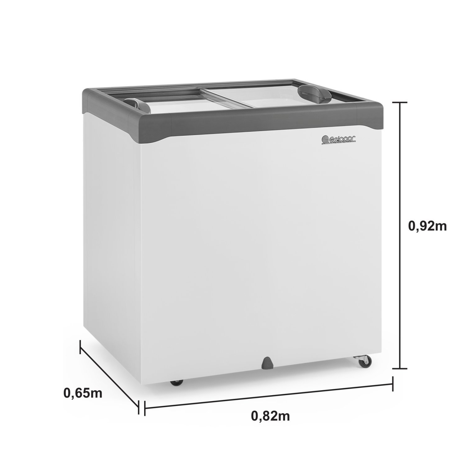 Conservador Horizontal 2 Portas Deslizantes GHDE-220h CZ 127v