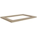 Ver imagem 1 de Módulo Cozinha Kappesberg Maxxi Tampo E608 80cm P/ Cooktop Nogueira