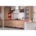 Ver imagem 3 de Módulo Cozinha Kappesberg Maxxi Tampo E608 80cm P/ Cooktop Nogueira
