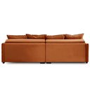 Ver imagem 7 de Sofá Retrátil e Reclinável 2,50m Mariah Veludo Terracota Madelina Decor