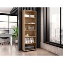 Ver imagem 5 de Estante de Livros 60,5cmx188cm 5 Prateleiras Office Móveis Leão
