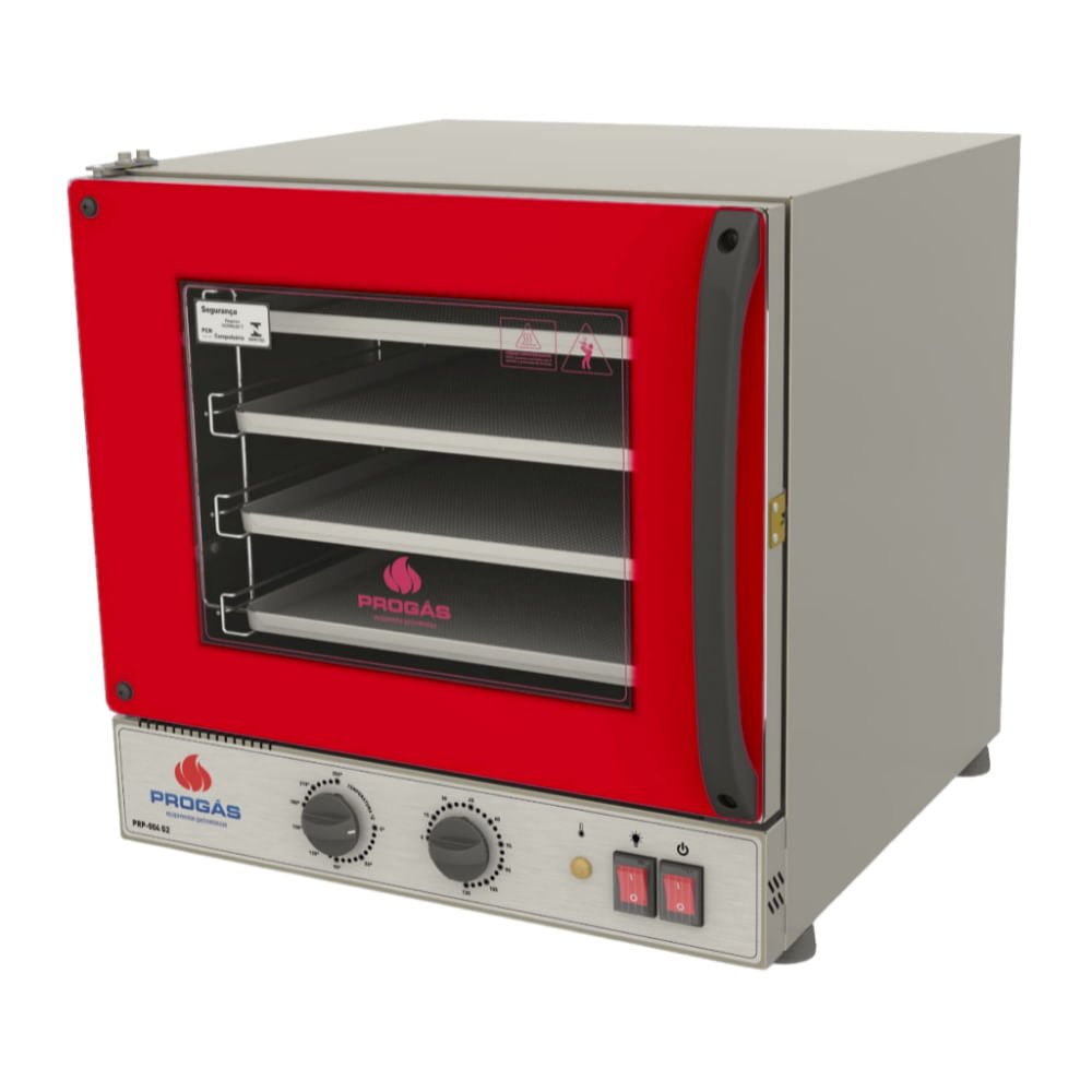 Forno Turbo Eletrico Fast Oven Prp-004 G2 Vermelho 220v - Progas - 1