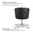 Ver imagem 4 de Poltrona Giratória Corino Premium Base Alumínio Maya