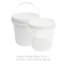 Balde para colorir Transparente 3.2L - 5 Peças - 4