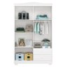 Guarda Roupa Infantil New Danny Plus 4 Portas e 2 Gavetas Branco Fosco - Reller Móveis - 3