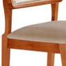 Conjunto com 2 Cadeiras Trento Cinamomo Claro com Tela Sintética Fabrispuma - 5