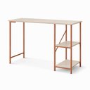 Ver imagem 2 de Escrivaninha Mesa Office Estudo Estilo Industrial 110cm Klm Móveis